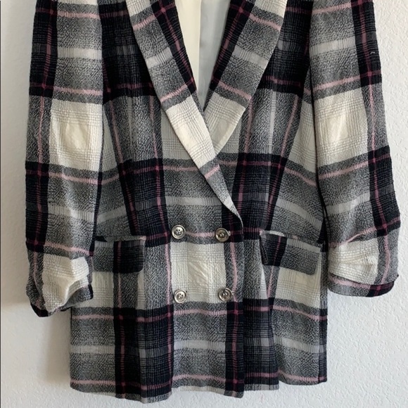 Walter | double breasted blazer jacket lightweight plaid - Picture 10 of 14